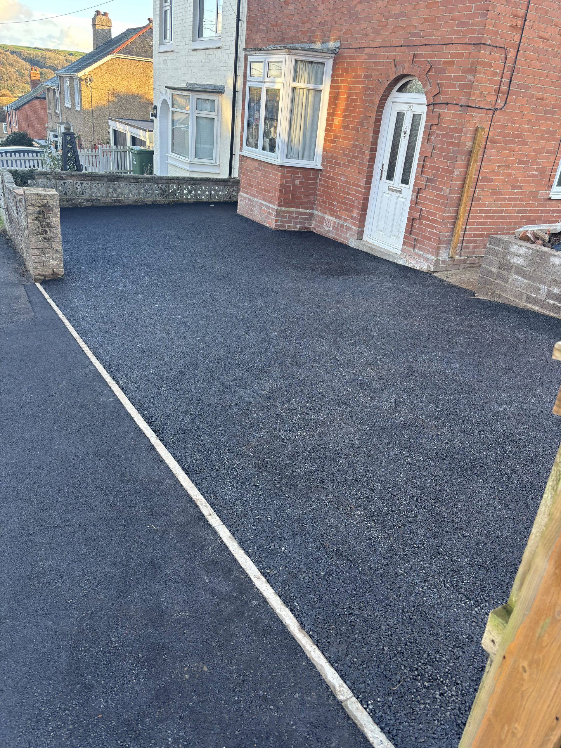 Completed driveway project by BSW Driveways showing finished workmanship
