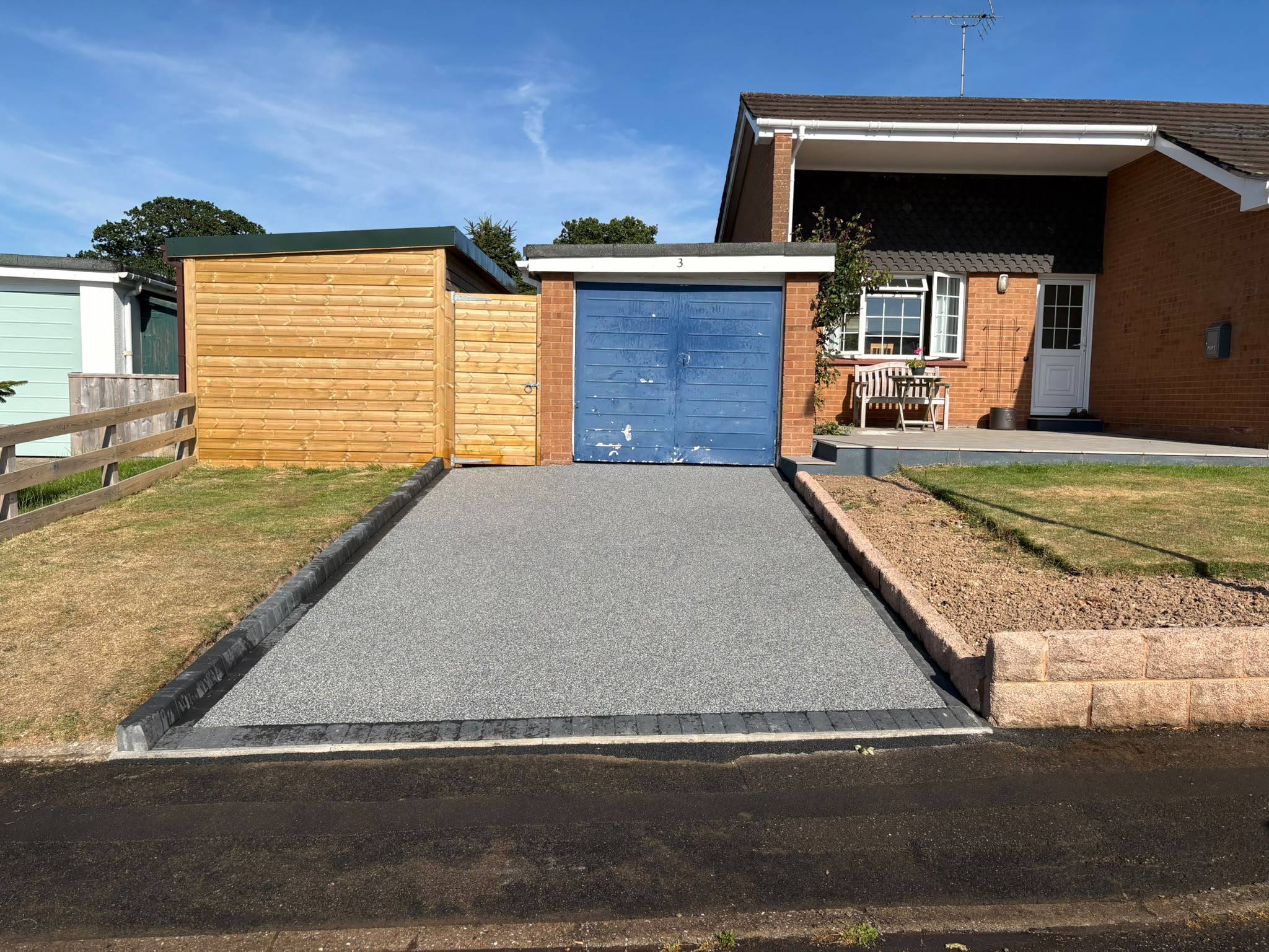 Resin bound or block paved driveway project completed across Devon and surrounding counties