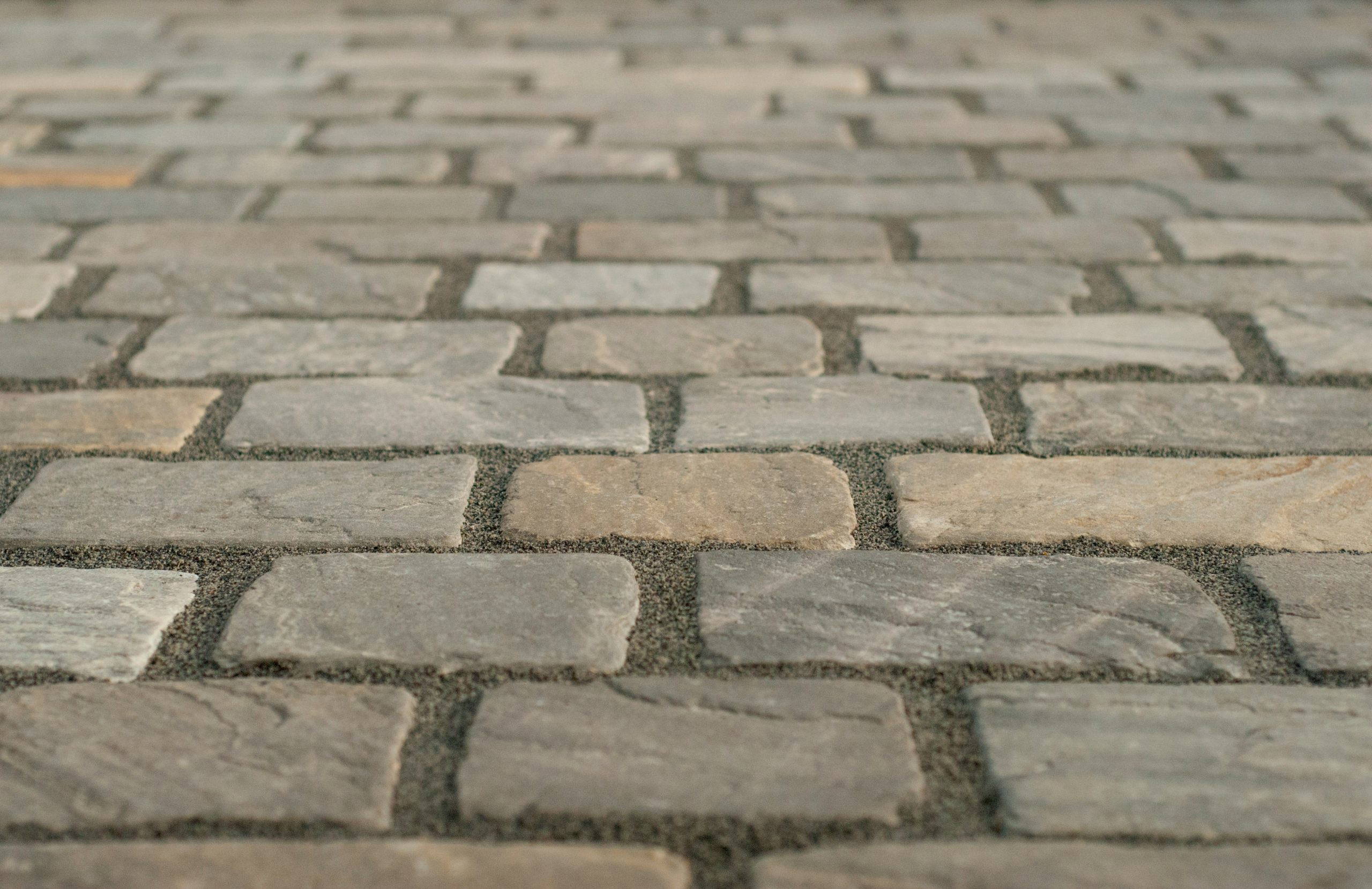 An image of a block paving driveway.